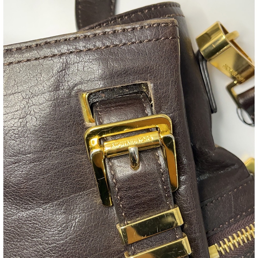Pre-Loved Stunning Designer Michael Kors Collection Leather Satchel Purse Bag - Picture 5 of 9